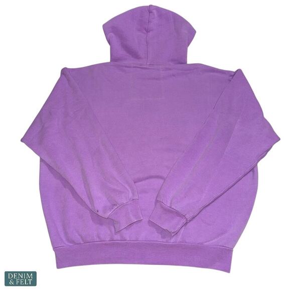 Aviator Nation Logo Hoodie Purple Relaxed Fit Kangaroo Pocket Women’s XS - Picture 10 of 16